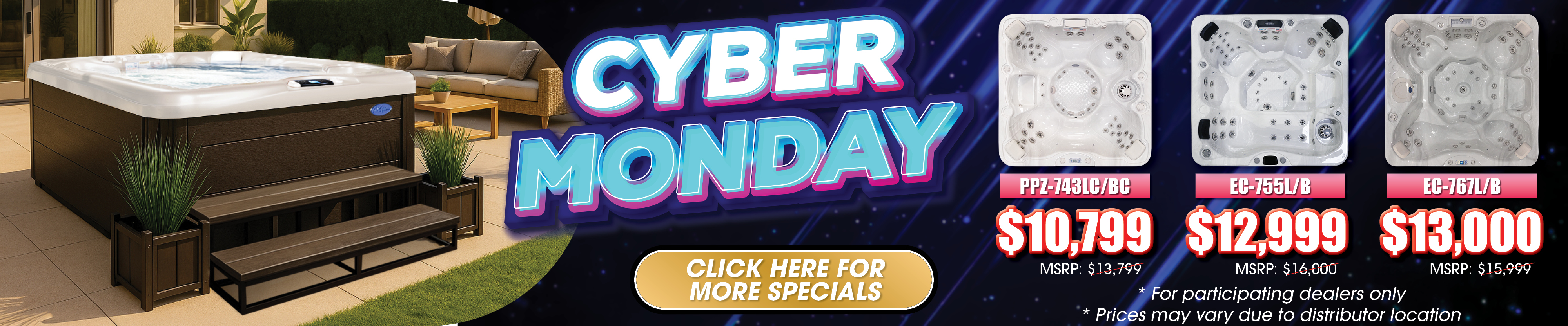 Calspas hot tub being used in a family setting - Hialeah