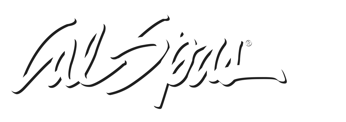 Calspas White logo Hialeah